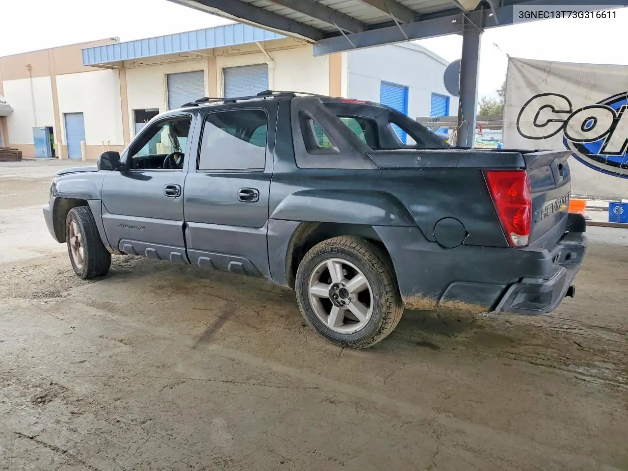 2003 Chevrolet Avalanche C1500 VIN: 3GNEC13T73G316611 Lot: 53255116