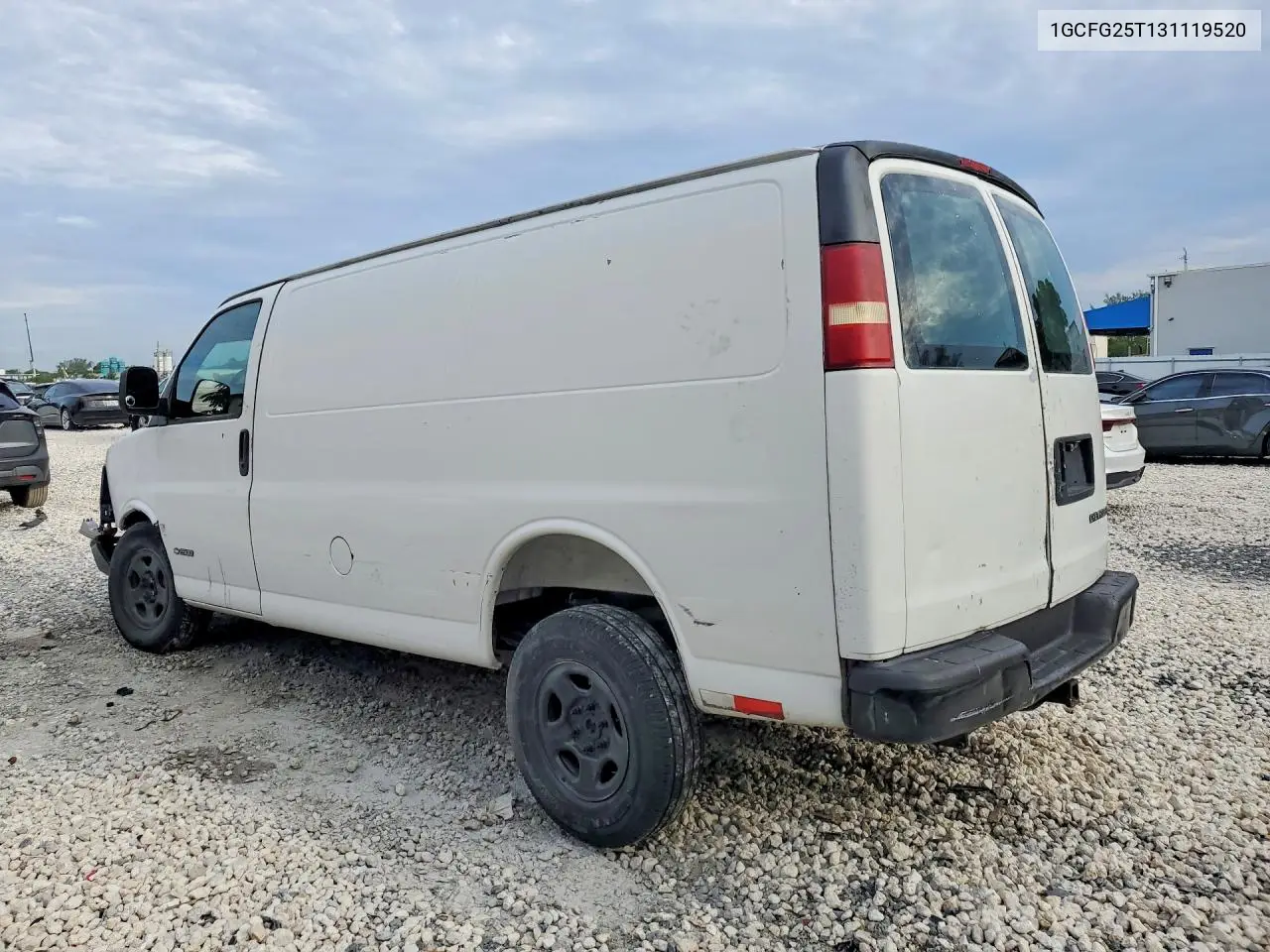 2003 Chevrolet Express G2500 VIN: 1GCFG25T131119520 Lot: 56150336