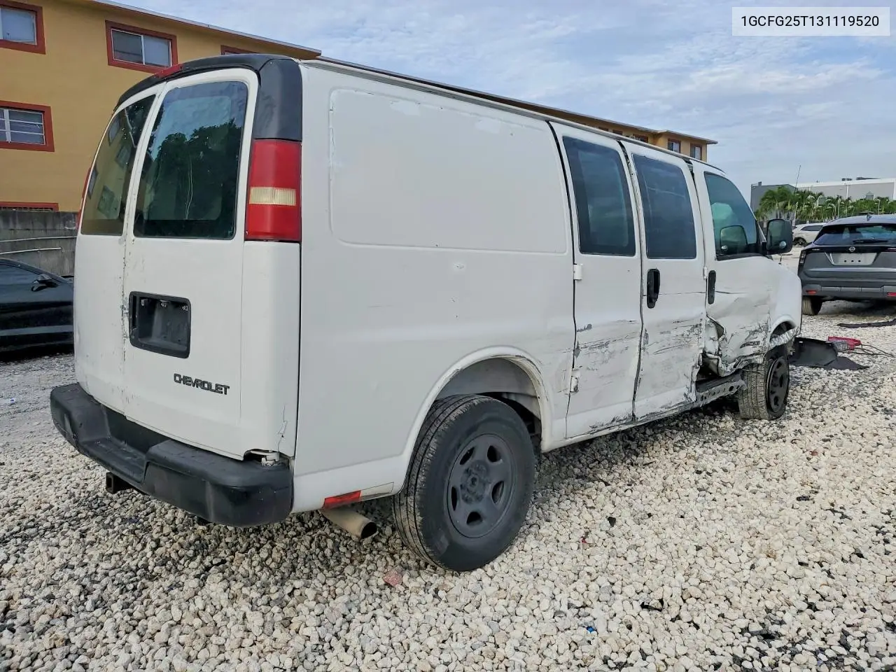 2003 Chevrolet Express G2500 VIN: 1GCFG25T131119520 Lot: 56150336