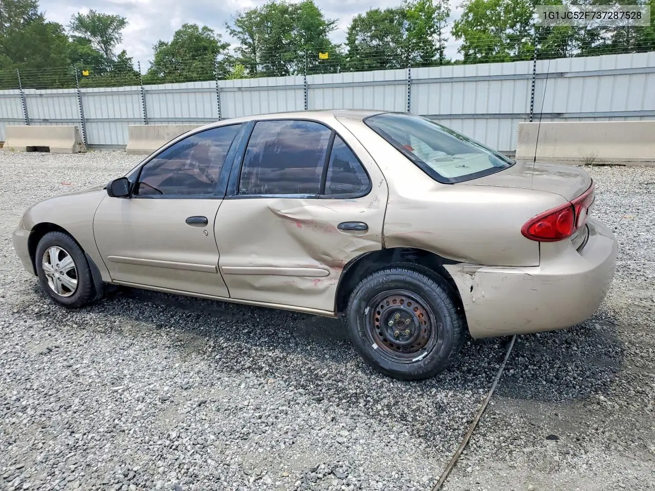 2003 Chevrolet Cavalier VIN: 1G1JC52F737287528 Lot: 59004406