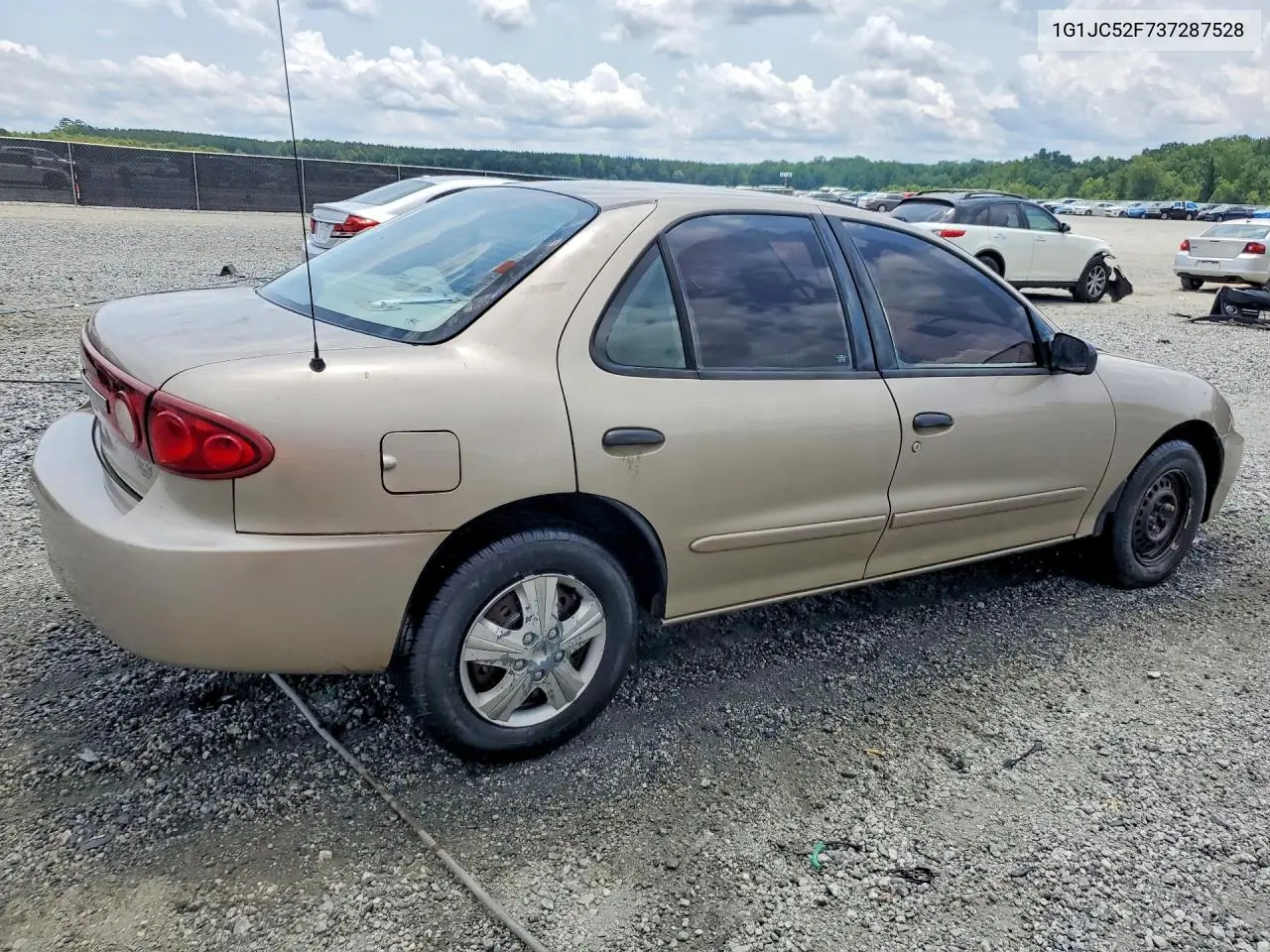 2003 Chevrolet Cavalier VIN: 1G1JC52F737287528 Lot: 59004406