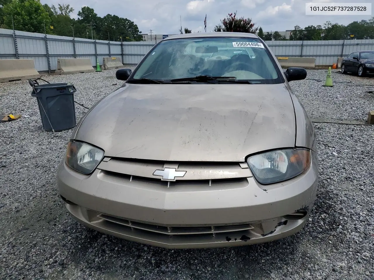 2003 Chevrolet Cavalier VIN: 1G1JC52F737287528 Lot: 59004406
