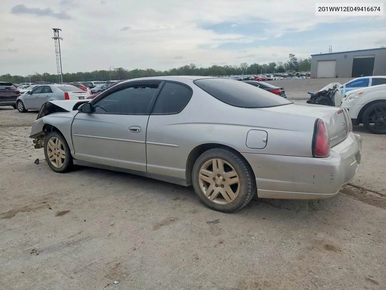2004 Chevrolet Monte Carlo Ls VIN: 2G1WW12E049416674 Lot: 48491056