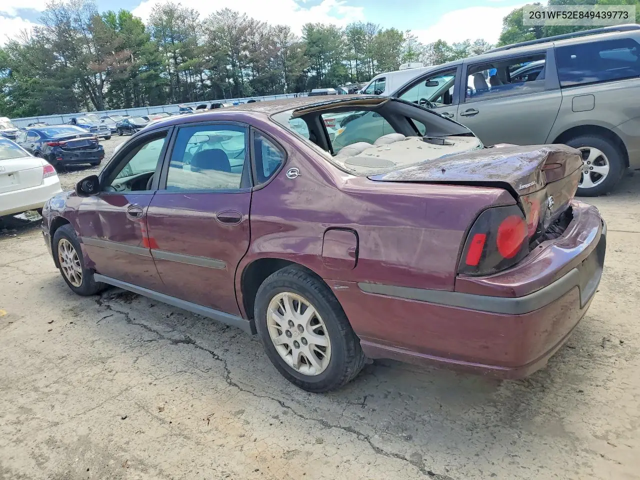 2004 Chevrolet Impala VIN: 2G1WF52E849439773 Lot: 57047636