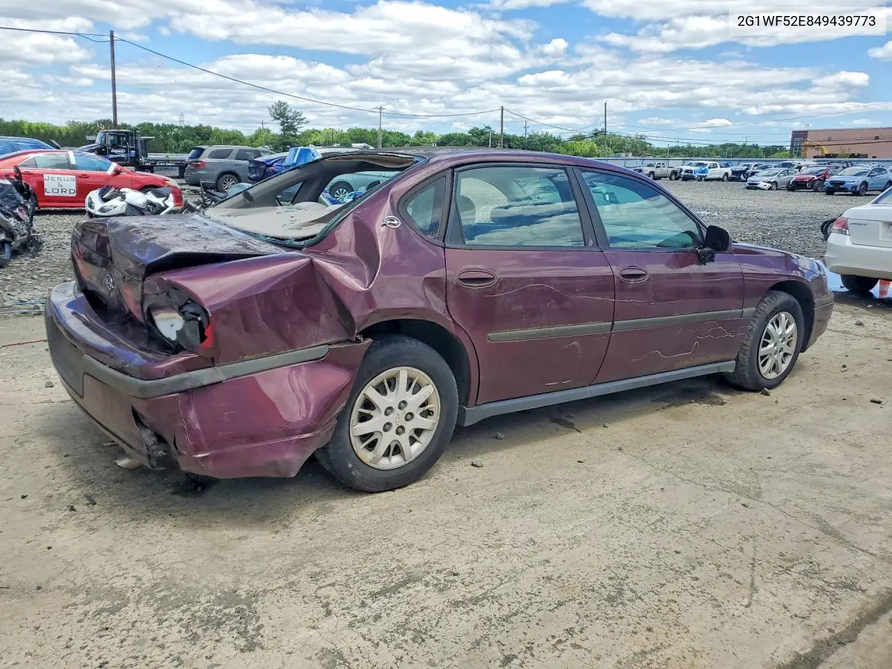 2004 Chevrolet Impala VIN: 2G1WF52E849439773 Lot: 57047636