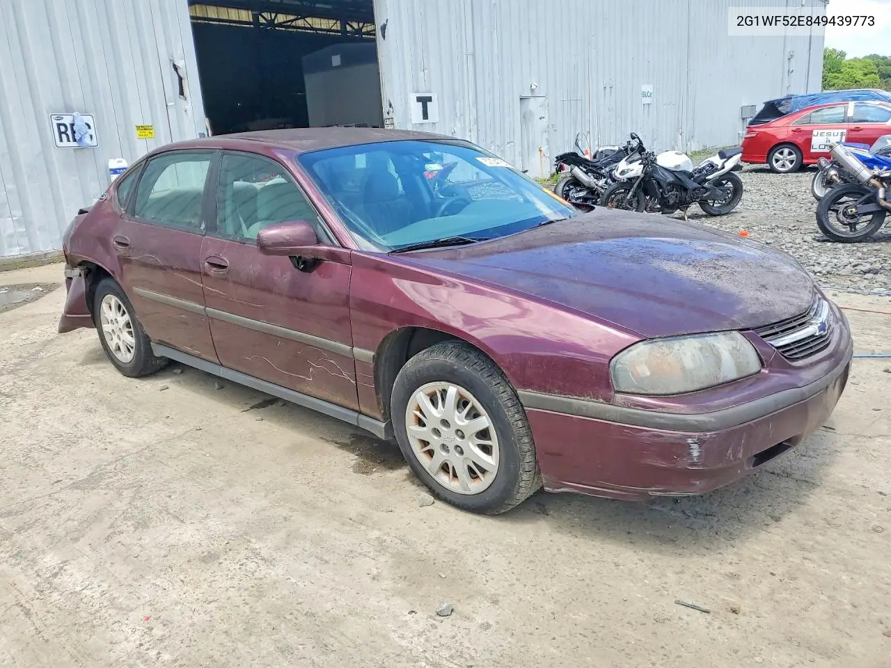 2004 Chevrolet Impala VIN: 2G1WF52E849439773 Lot: 57047636