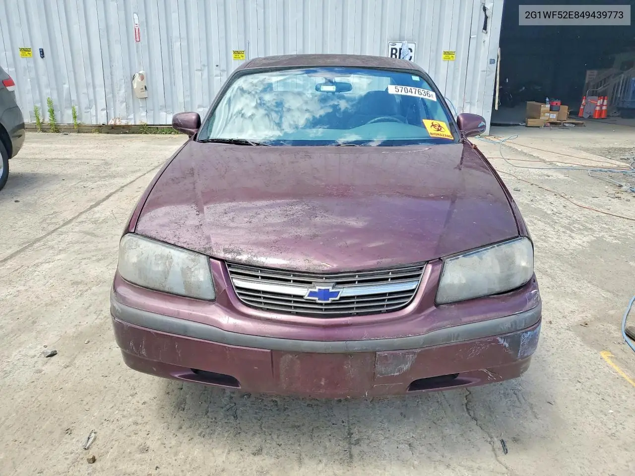 2004 Chevrolet Impala VIN: 2G1WF52E849439773 Lot: 57047636