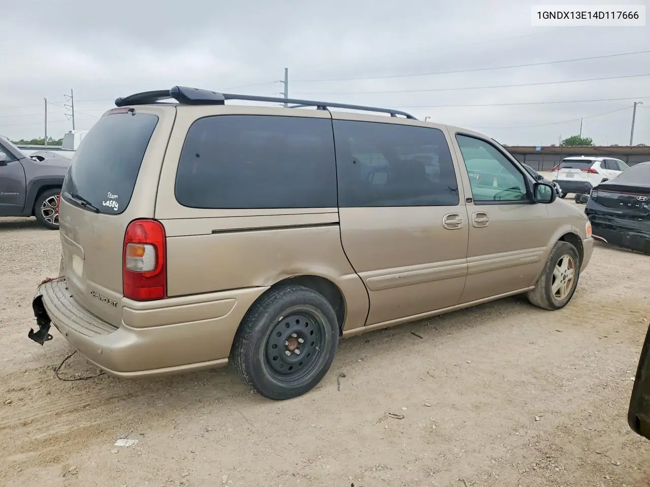 2004 Chevrolet Venture Luxury VIN: 1GNDX13E14D117666 Lot: 57466576