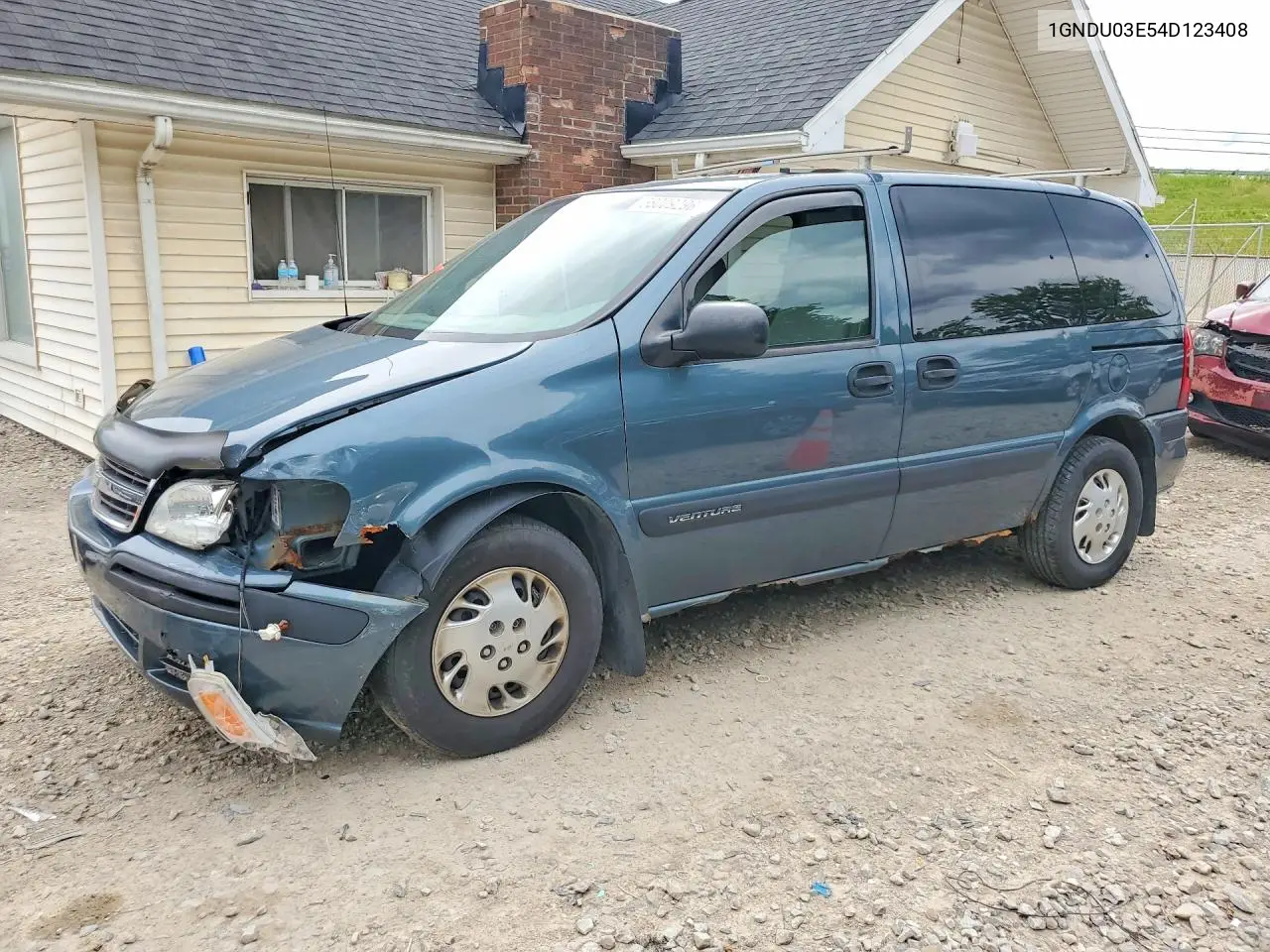 2004 Chevrolet Venture VIN: 1GNDU03E54D123408 Lot: 58009296