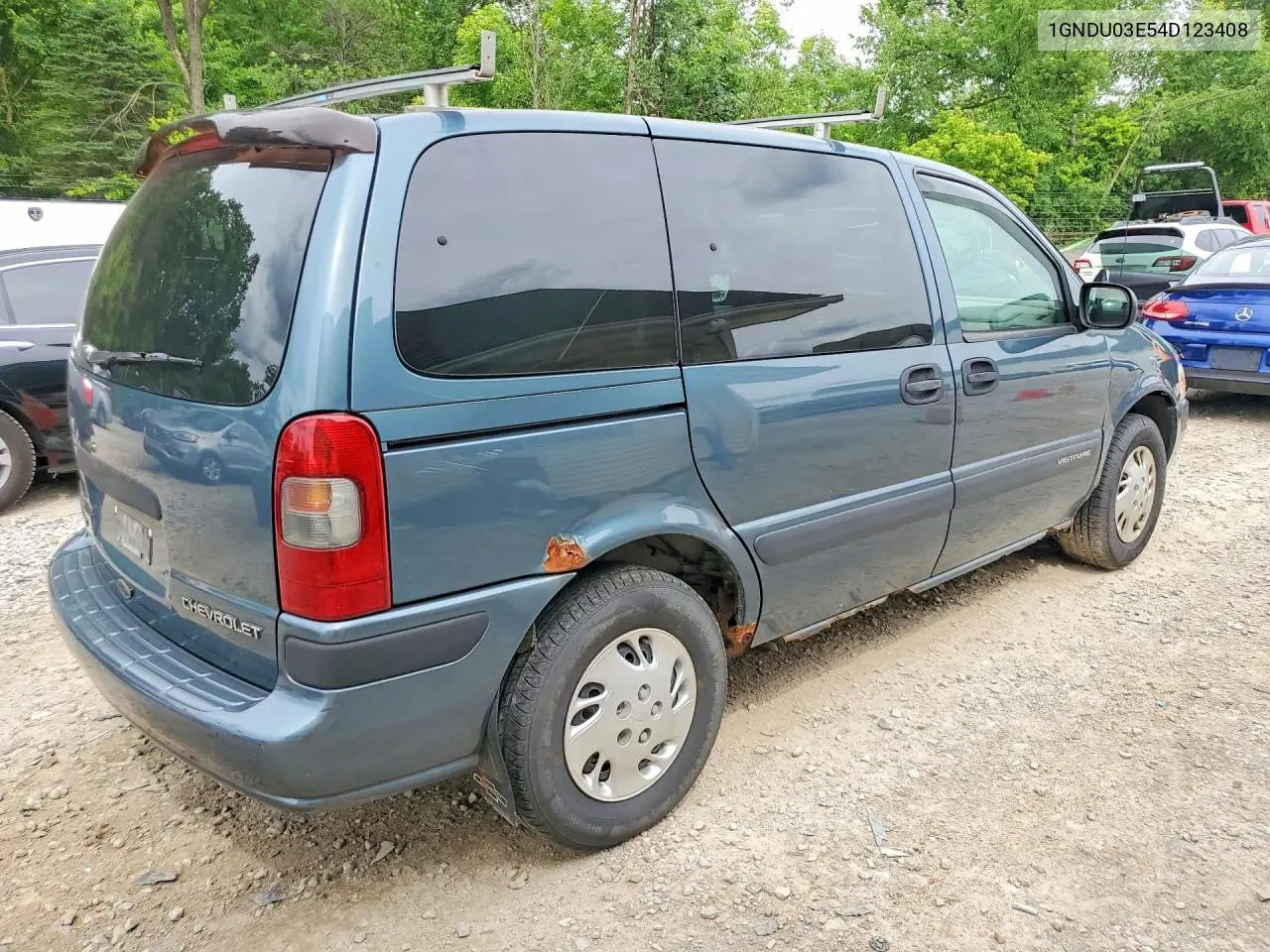 2004 Chevrolet Venture VIN: 1GNDU03E54D123408 Lot: 58009296