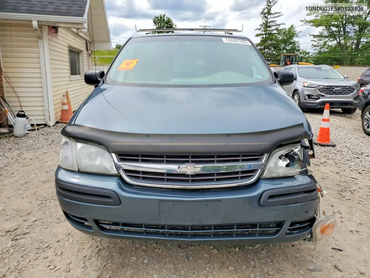 2004 Chevrolet Venture VIN: 1GNDU03E54D123408 Lot: 58009296