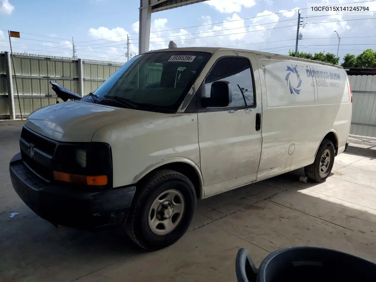 2004 Chevrolet Express G1500 VIN: 1GCFG15X141245794 Lot: 59365396