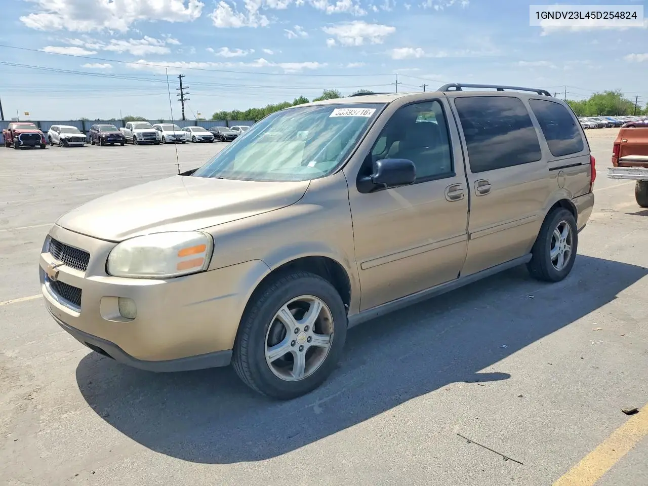 2005 Chevrolet Uplander Ls VIN: 1GNDV23L45D254824 Lot: 53393716