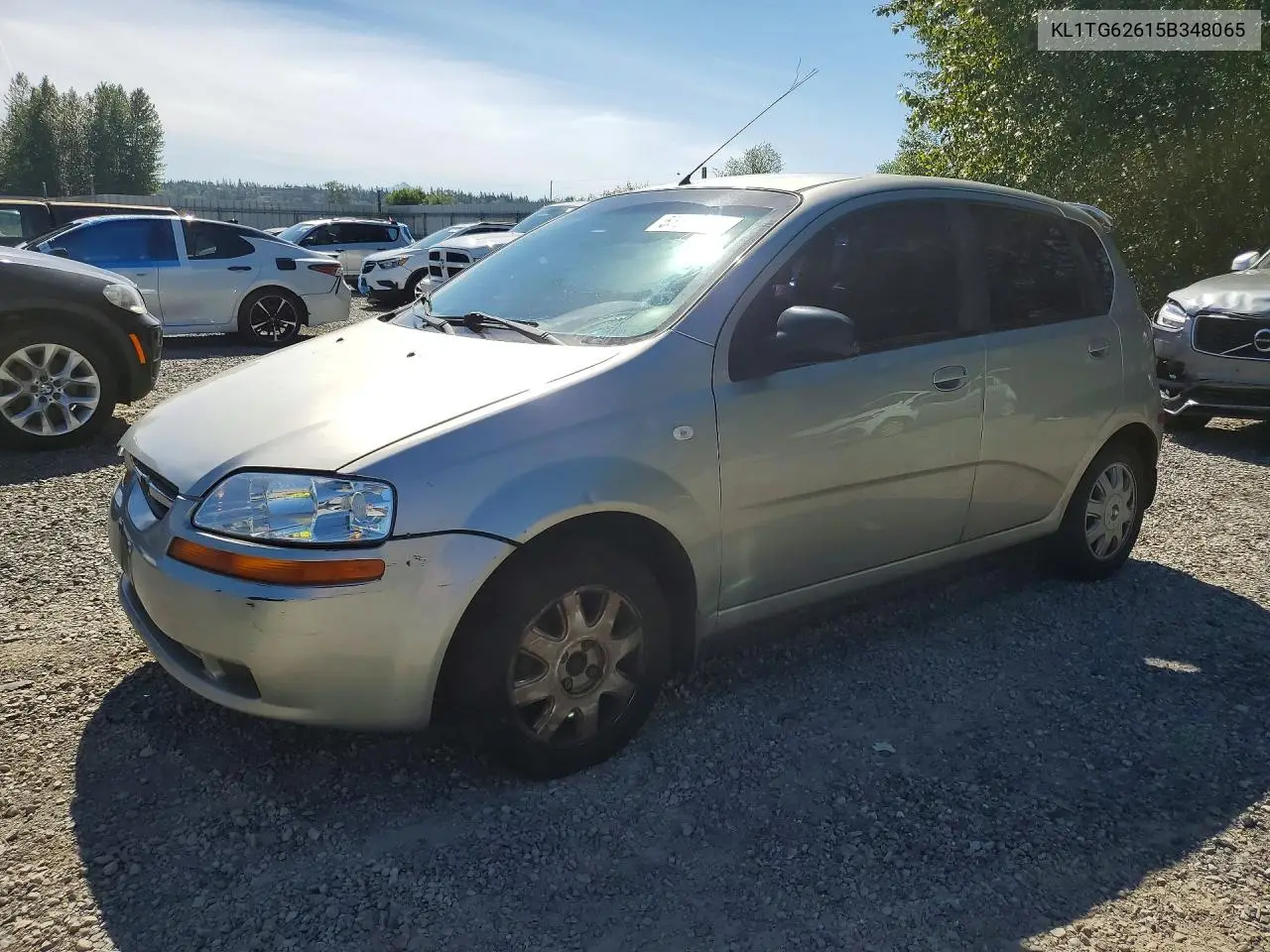 2005 Chevrolet Aveo Lt VIN: KL1TG62615B348065 Lot: 55839756
