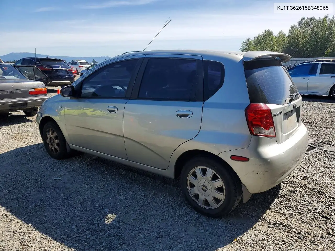 2005 Chevrolet Aveo Lt VIN: KL1TG62615B348065 Lot: 55839756