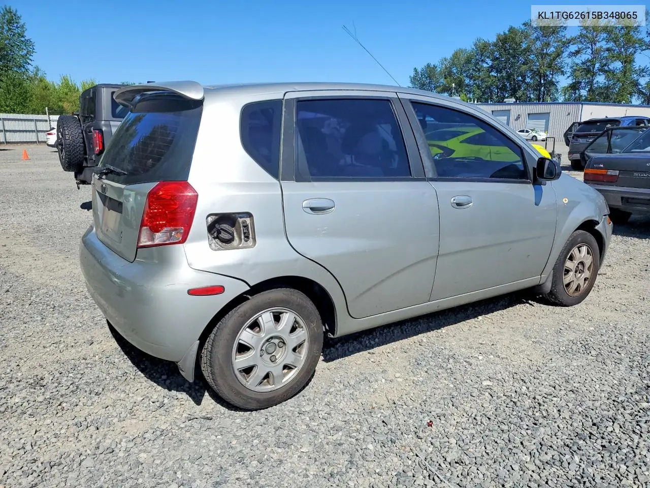 2005 Chevrolet Aveo Lt VIN: KL1TG62615B348065 Lot: 55839756