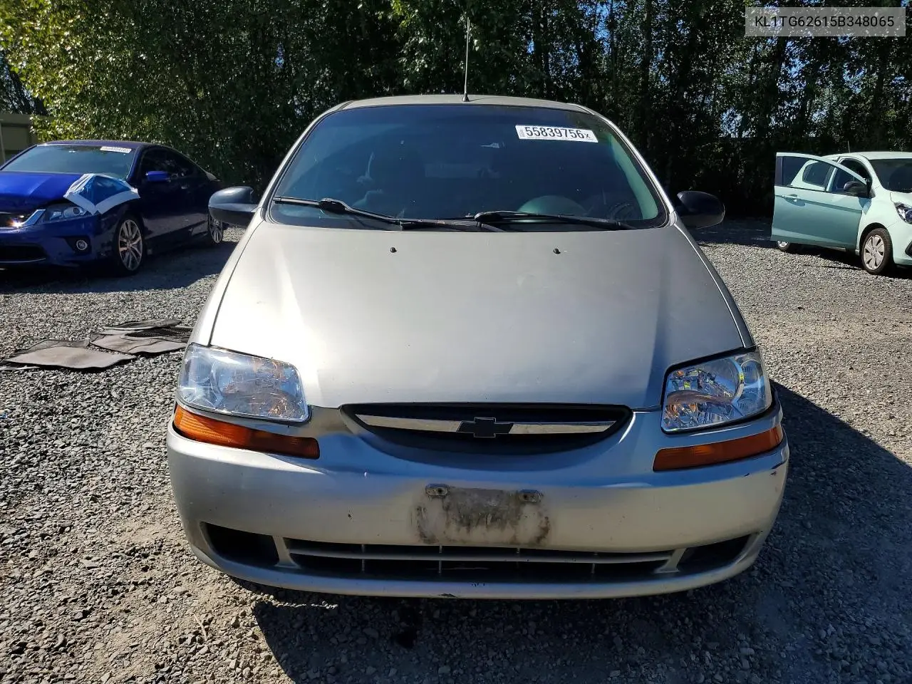 2005 Chevrolet Aveo Lt VIN: KL1TG62615B348065 Lot: 55839756