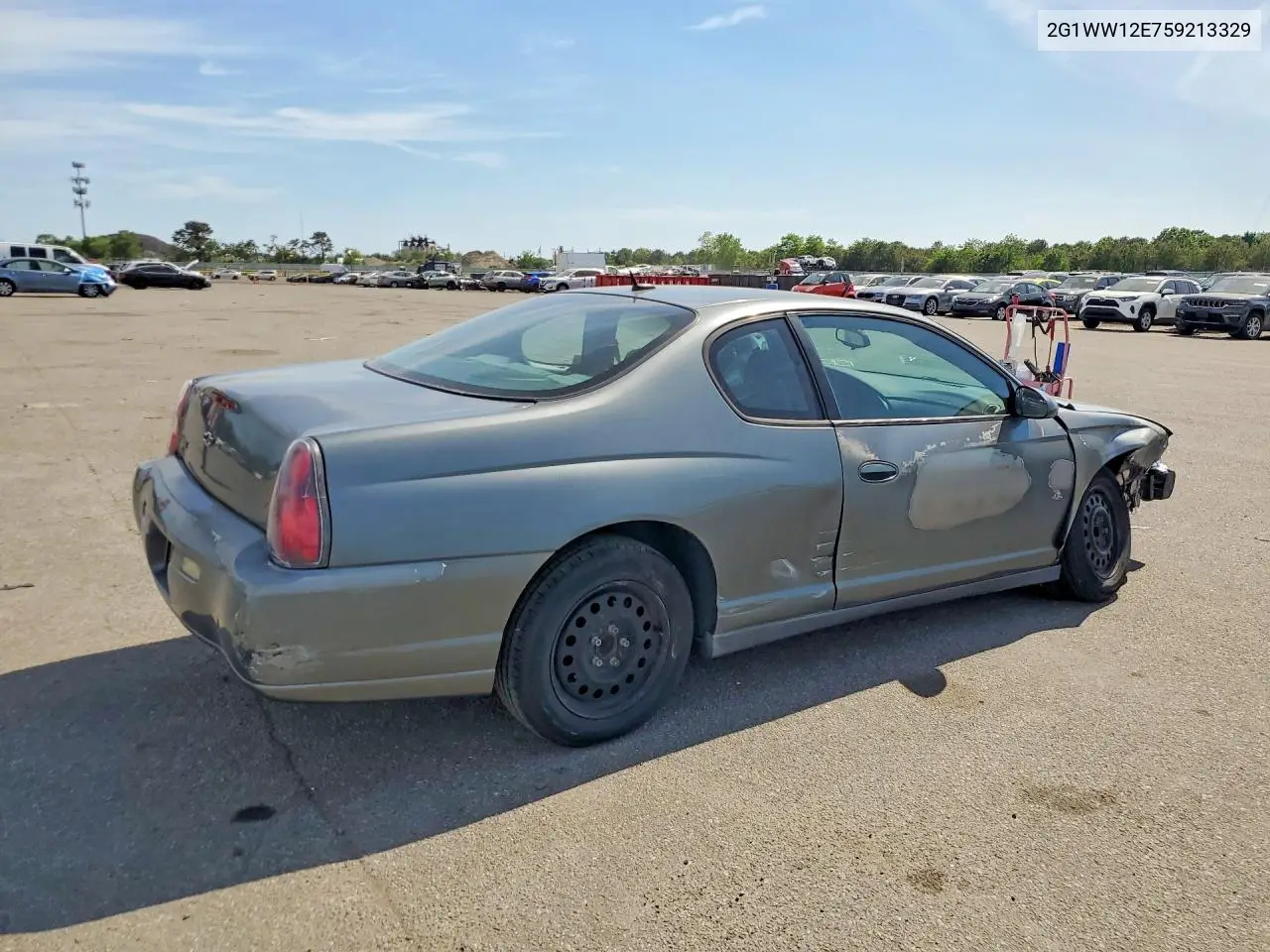 2005 Chevrolet Monte Carlo Ls VIN: 2G1WW12E759213329 Lot: 56403366