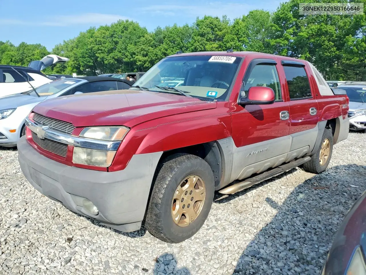 2005 Chevrolet Avalanche K1500 VIN: 3GNEK12Z95G166464 Lot: 56855706