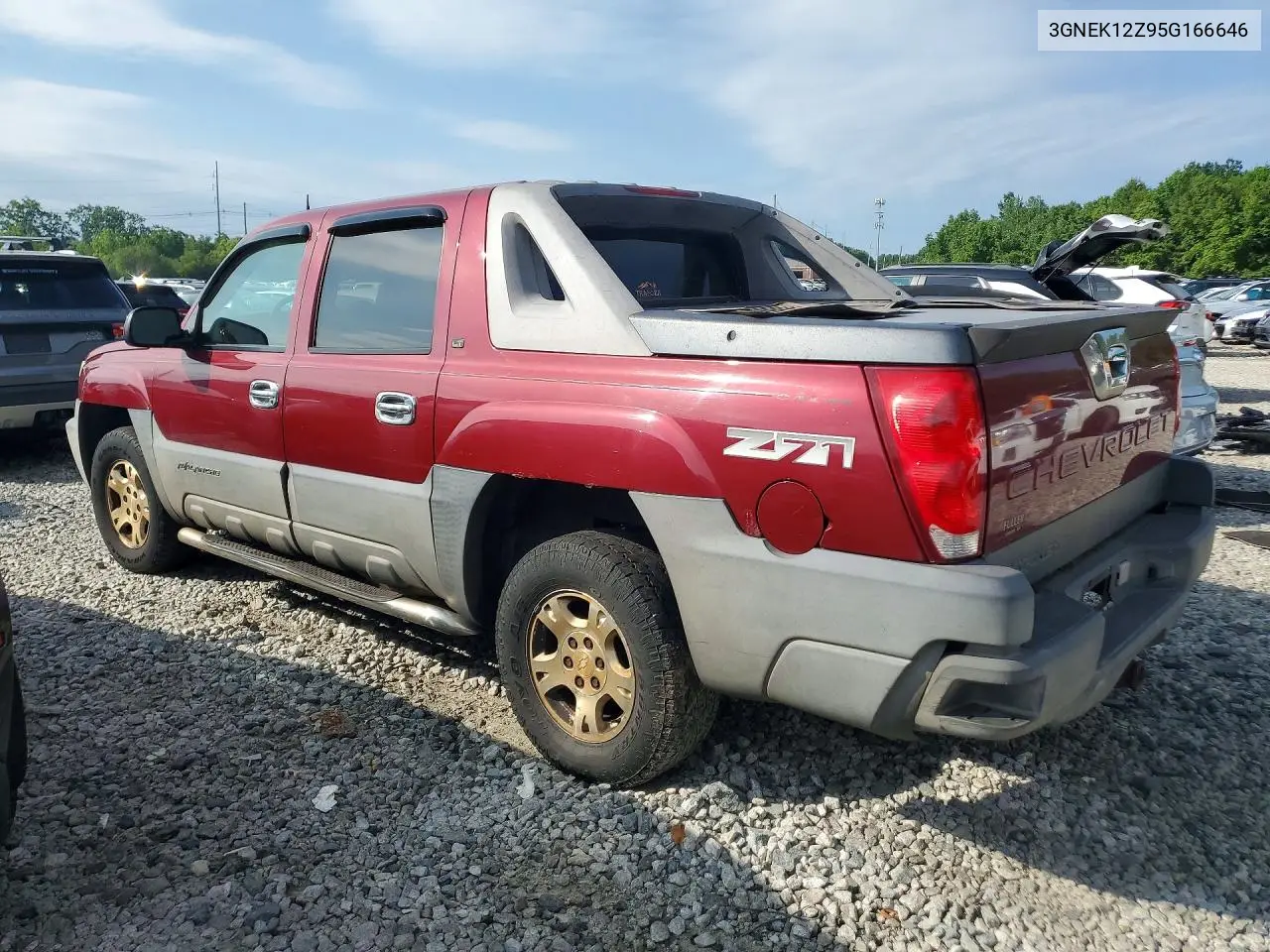 2005 Chevrolet Avalanche K1500 VIN: 3GNEK12Z95G166464 Lot: 56855706