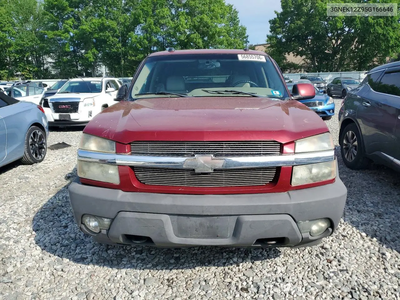 2005 Chevrolet Avalanche K1500 VIN: 3GNEK12Z95G166464 Lot: 56855706