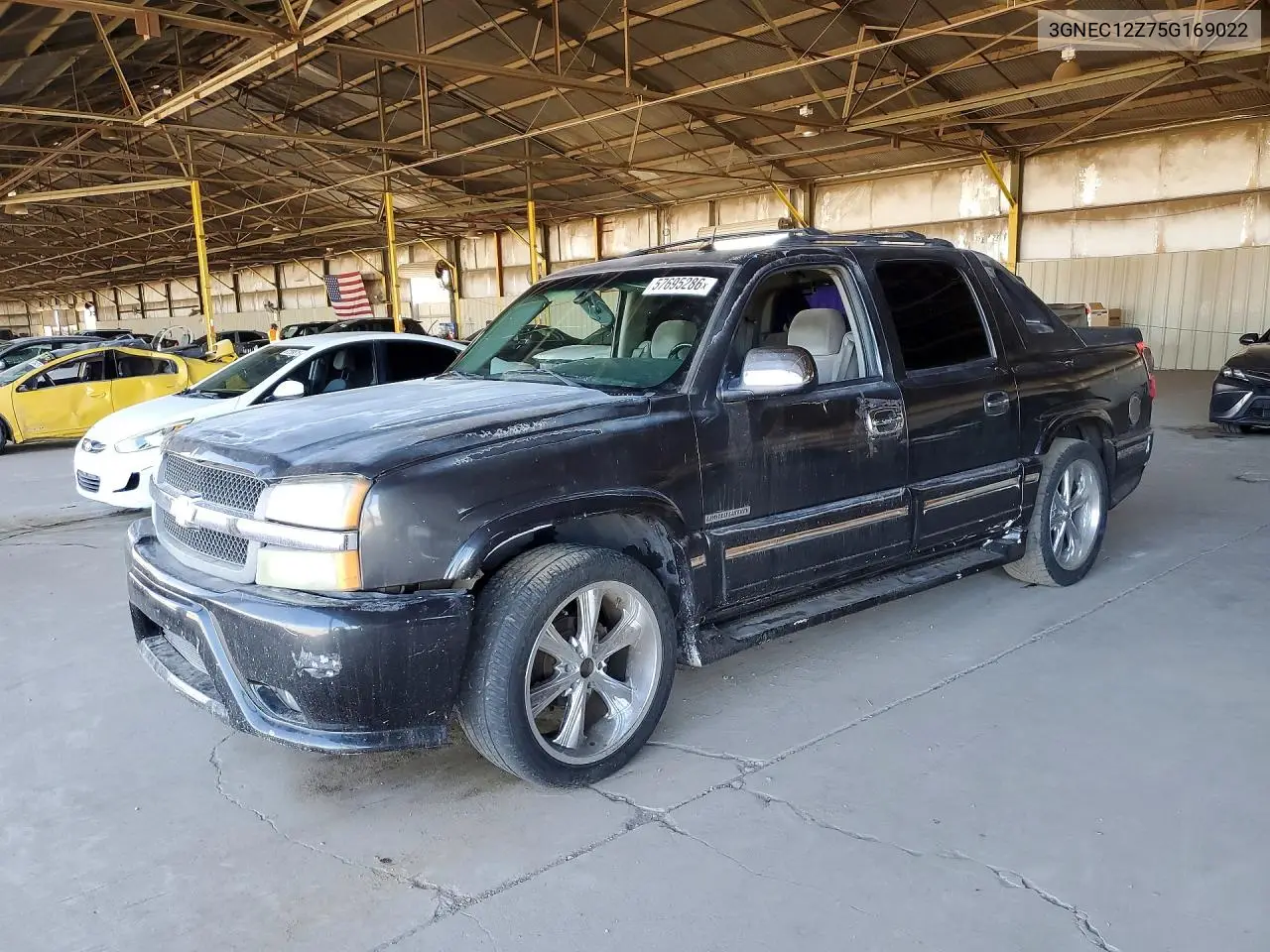 2005 Chevrolet Avalanche C1500 VIN: 3GNEC12Z75G169022 Lot: 57695286