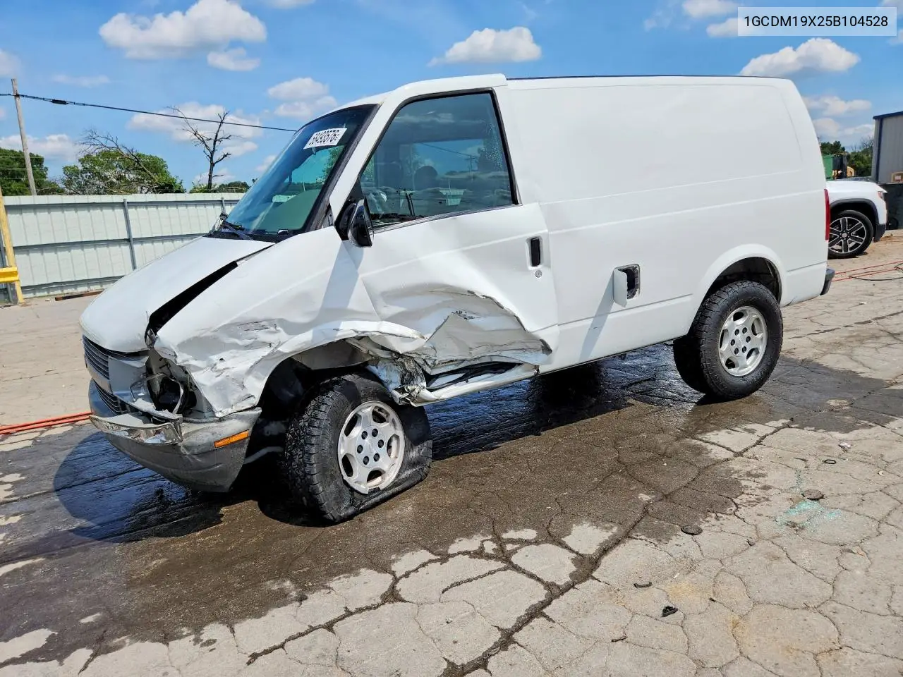 2005 Chevrolet Astro Van Delivery Van VIN: 1GCDM19X25B104528 Lot: 58493576