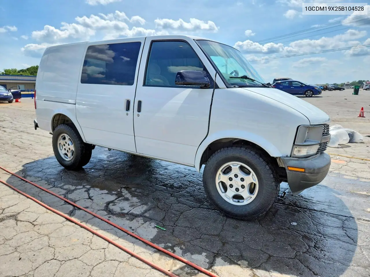 2005 Chevrolet Astro Van Delivery Van VIN: 1GCDM19X25B104528 Lot: 58493576