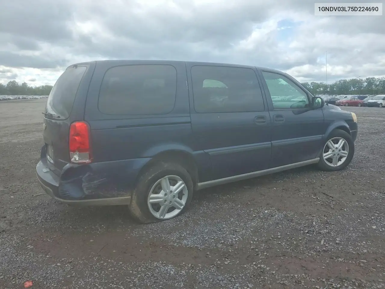 2005 Chevrolet Uplander VIN: 1GNDV03L75D224690 Lot: 58543076