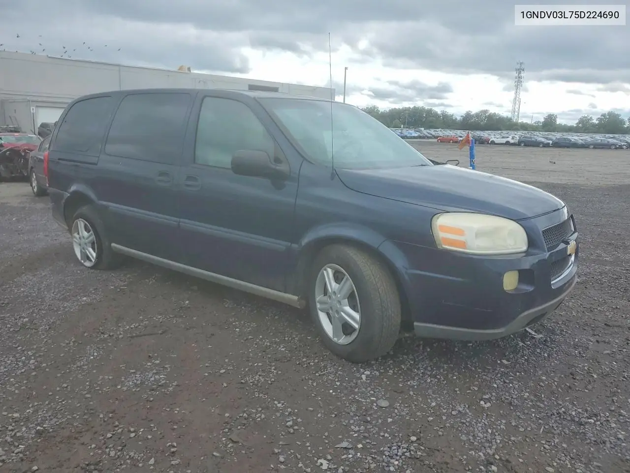 2005 Chevrolet Uplander VIN: 1GNDV03L75D224690 Lot: 58543076