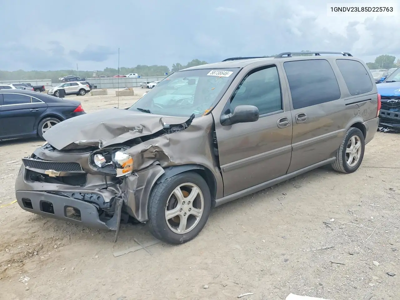 2005 Chevrolet Uplander Ls VIN: 1GNDV23L85D225763 Lot: 58738646