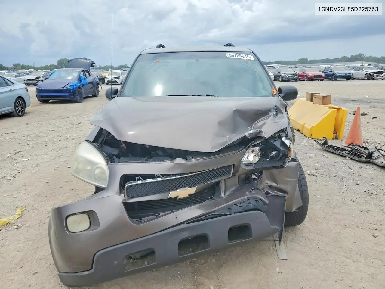 2005 Chevrolet Uplander Ls VIN: 1GNDV23L85D225763 Lot: 58738646
