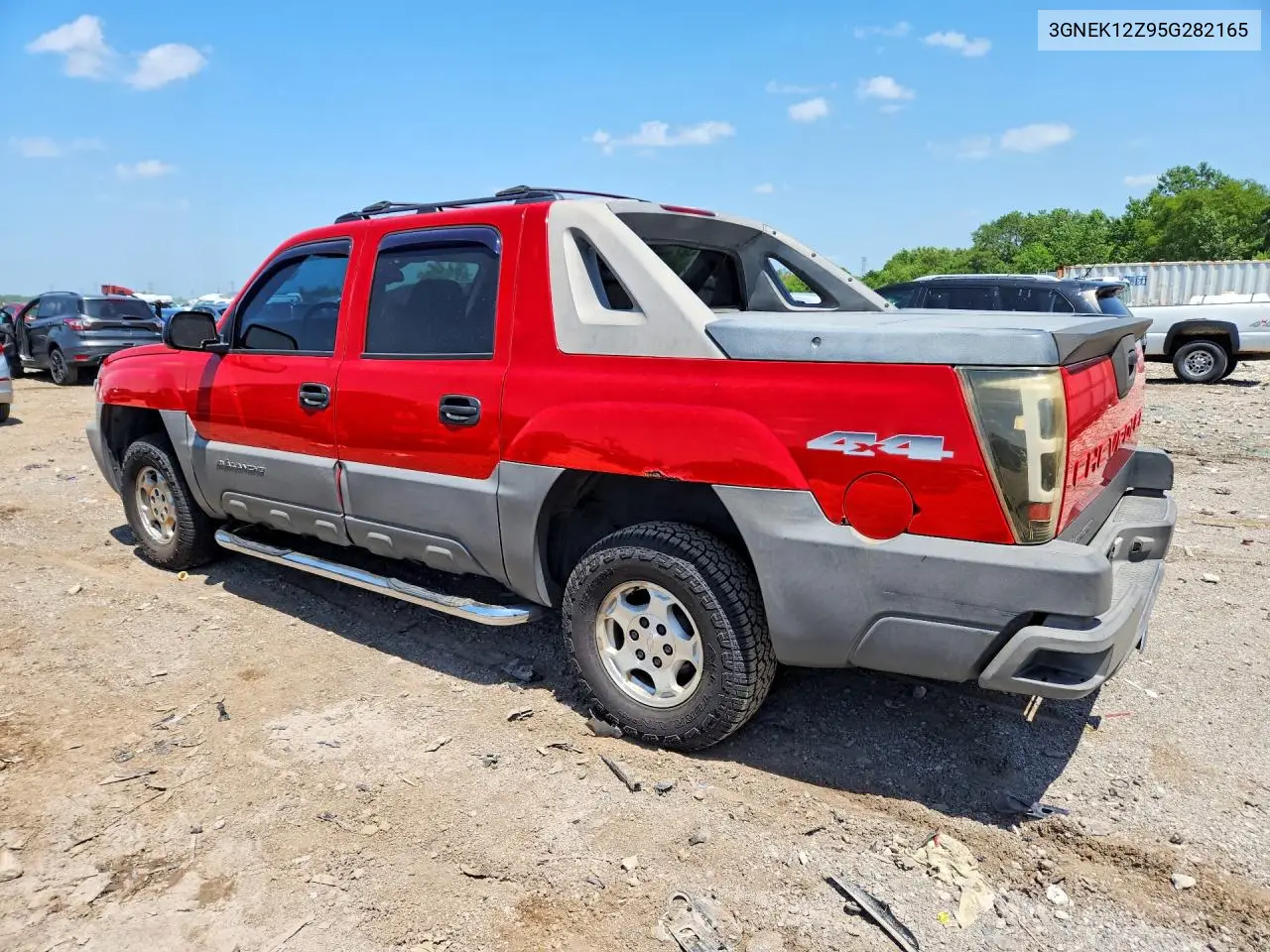 2005 Chevrolet Avalanche K1500 VIN: 3GNEK12Z95G282165 Lot: 58807426