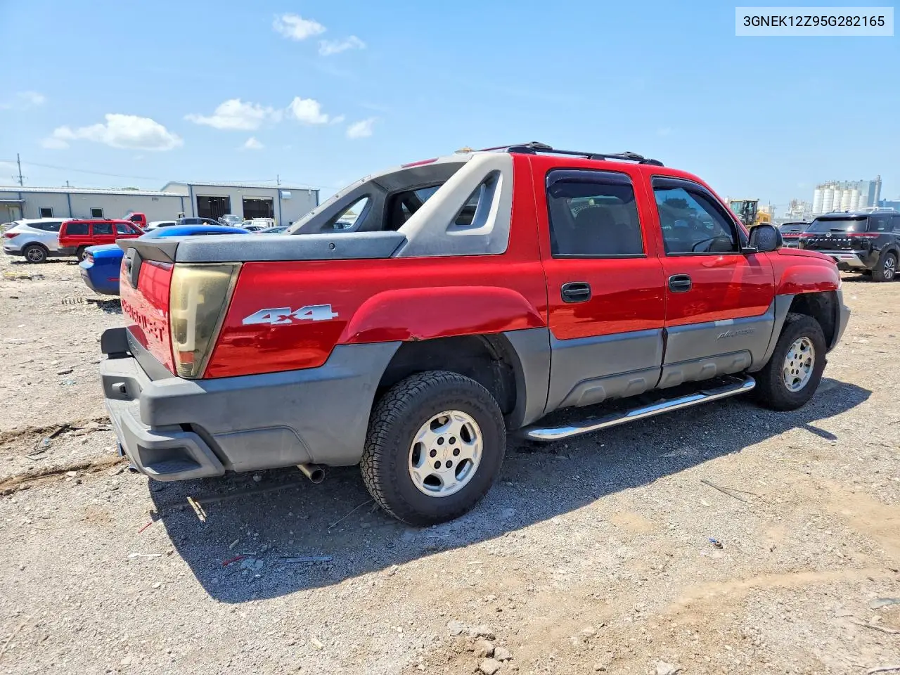 2005 Chevrolet Avalanche K1500 VIN: 3GNEK12Z95G282165 Lot: 58807426