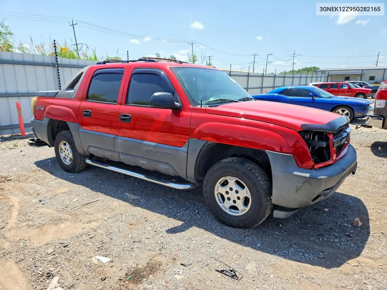 2005 Chevrolet Avalanche K1500 VIN: 3GNEK12Z95G282165 Lot: 58807426