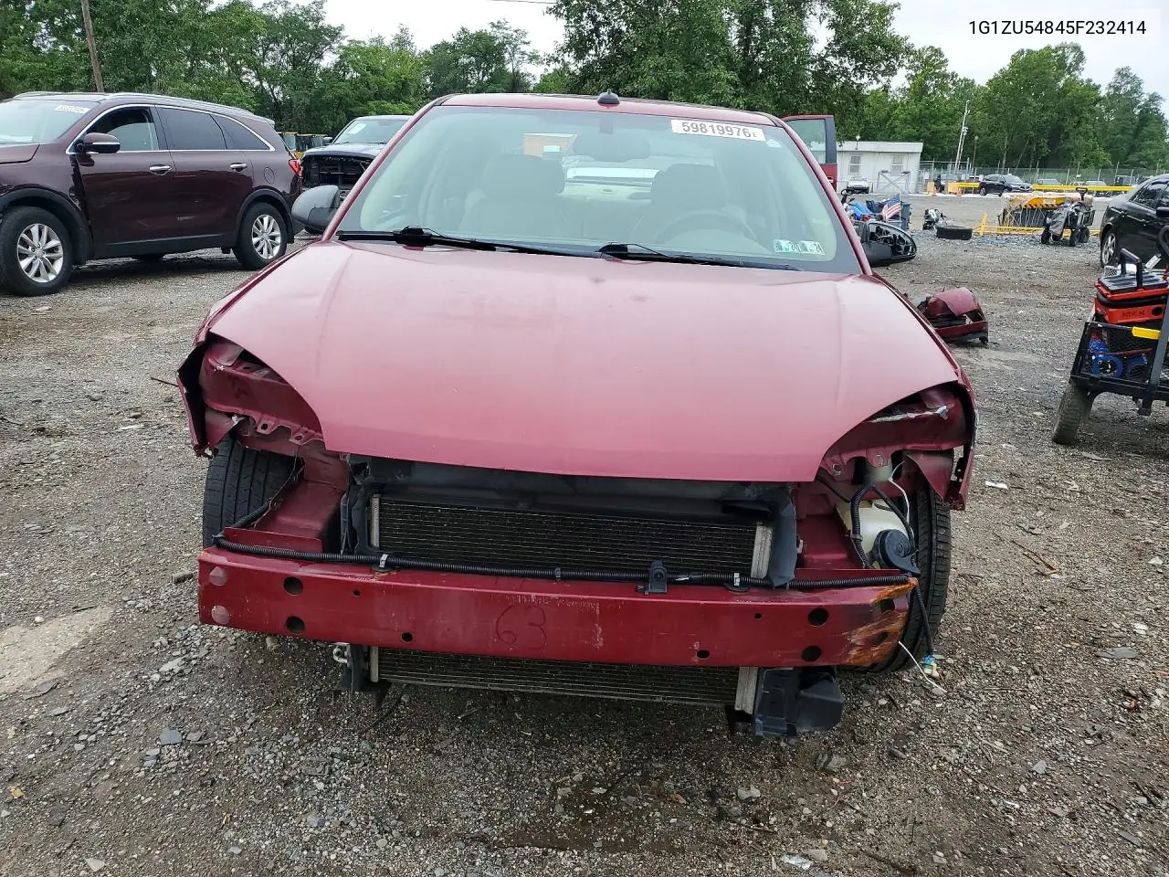 2005 Chevrolet Malibu Lt VIN: 1G1ZU54845F232414 Lot: 59819976