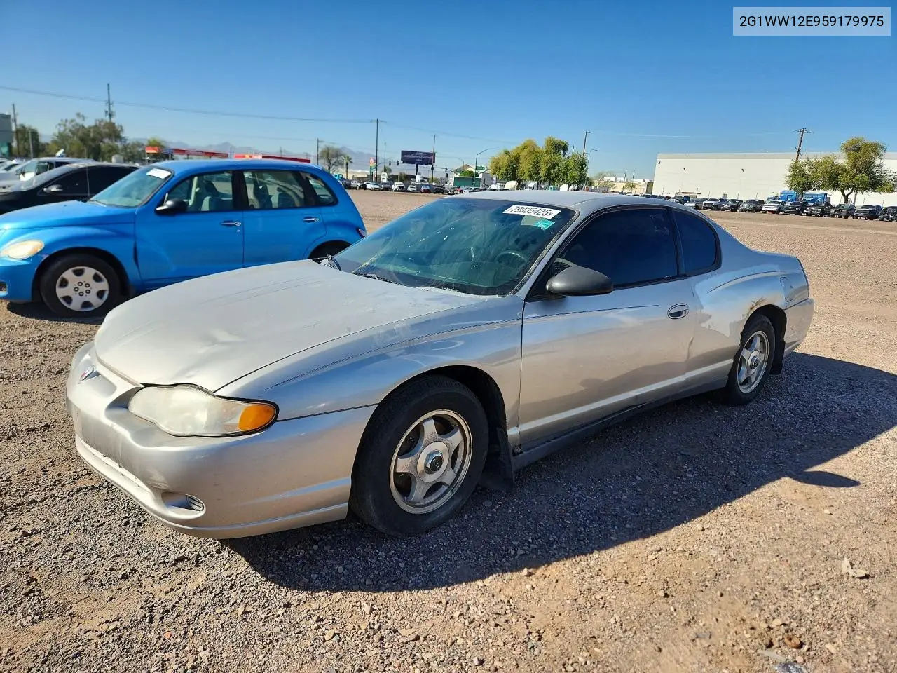 2005 Chevrolet Monte Carlo Ls VIN: 2G1WW12E959179975 Lot: 79035425