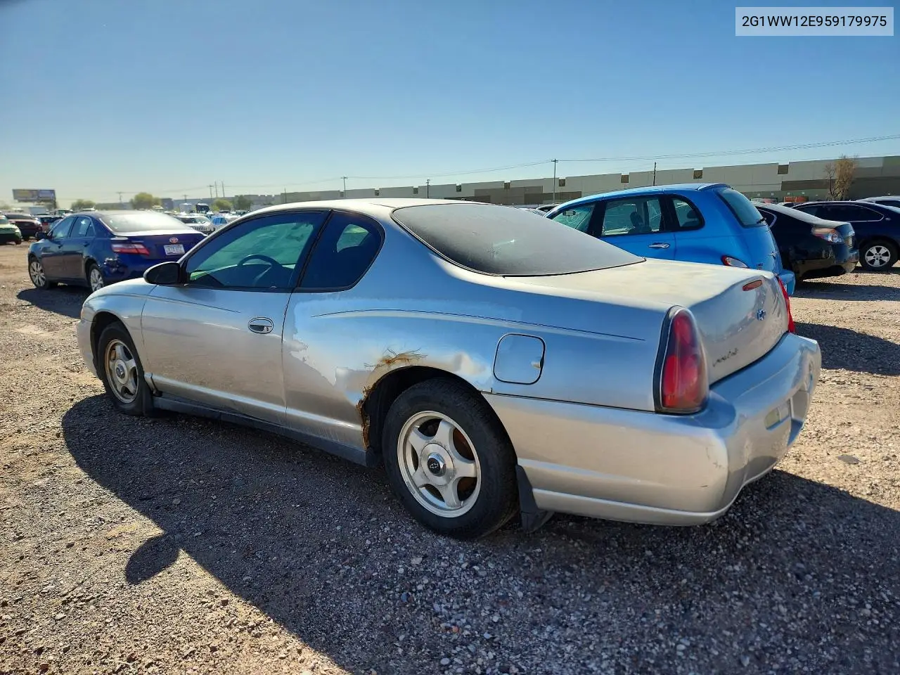 2005 Chevrolet Monte Carlo Ls VIN: 2G1WW12E959179975 Lot: 79035425