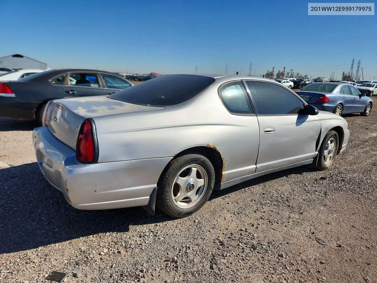 2005 Chevrolet Monte Carlo Ls VIN: 2G1WW12E959179975 Lot: 79035425