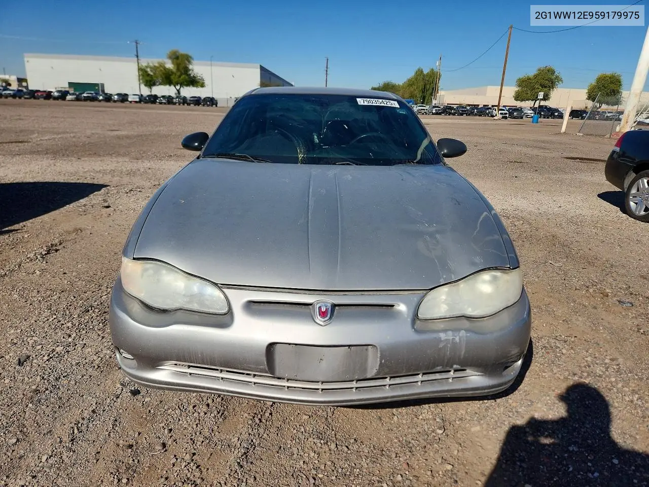 2005 Chevrolet Monte Carlo Ls VIN: 2G1WW12E959179975 Lot: 79035425