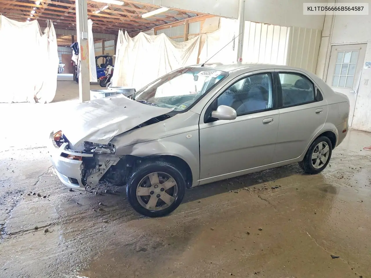 2006 Chevrolet Aveo Base VIN: KL1TD56666B564587 Lot: 45609516