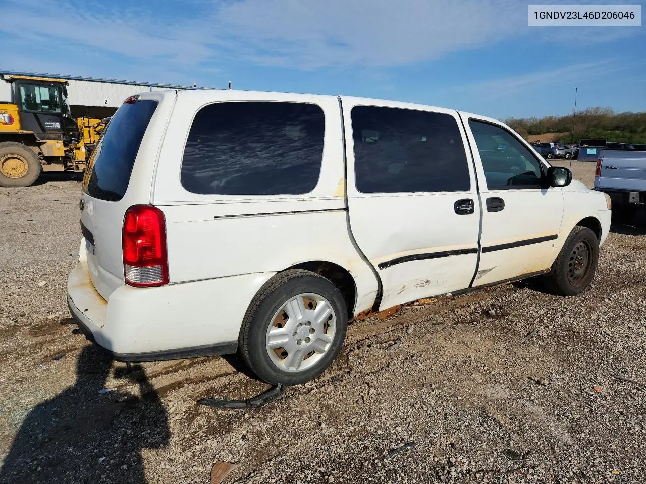 2006 Chevrolet Uplander Ls VIN: 1GNDV23L46D206046 Lot: 50639026