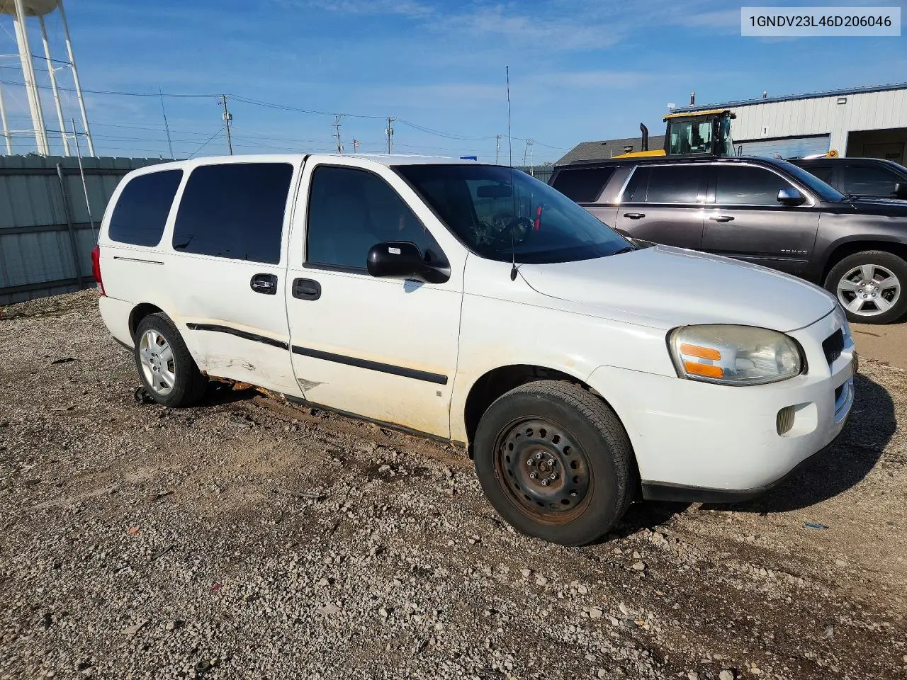 2006 Chevrolet Uplander Ls VIN: 1GNDV23L46D206046 Lot: 50639026