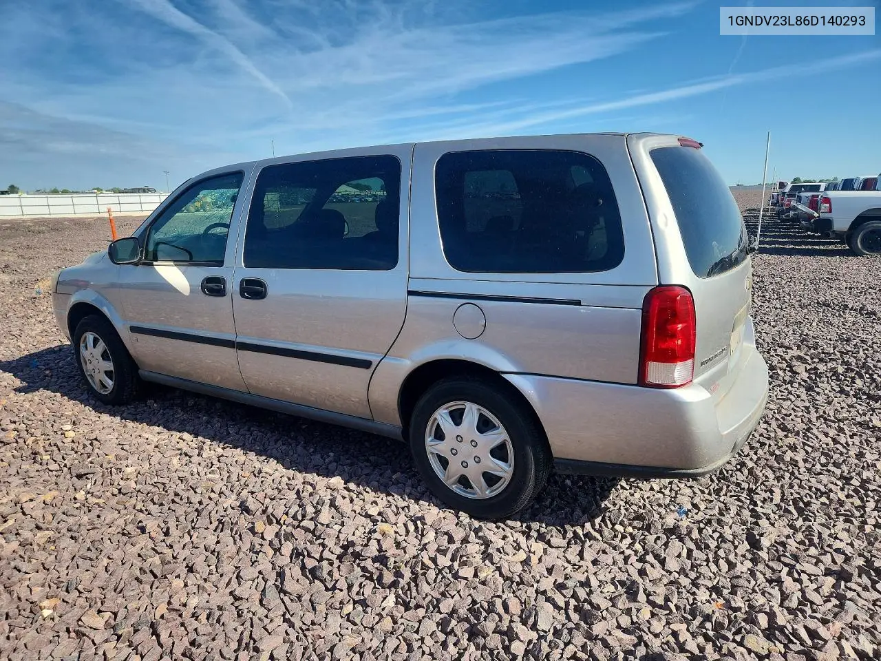 2006 Chevrolet Uplander Ls VIN: 1GNDV23L86D140293 Lot: 53323716