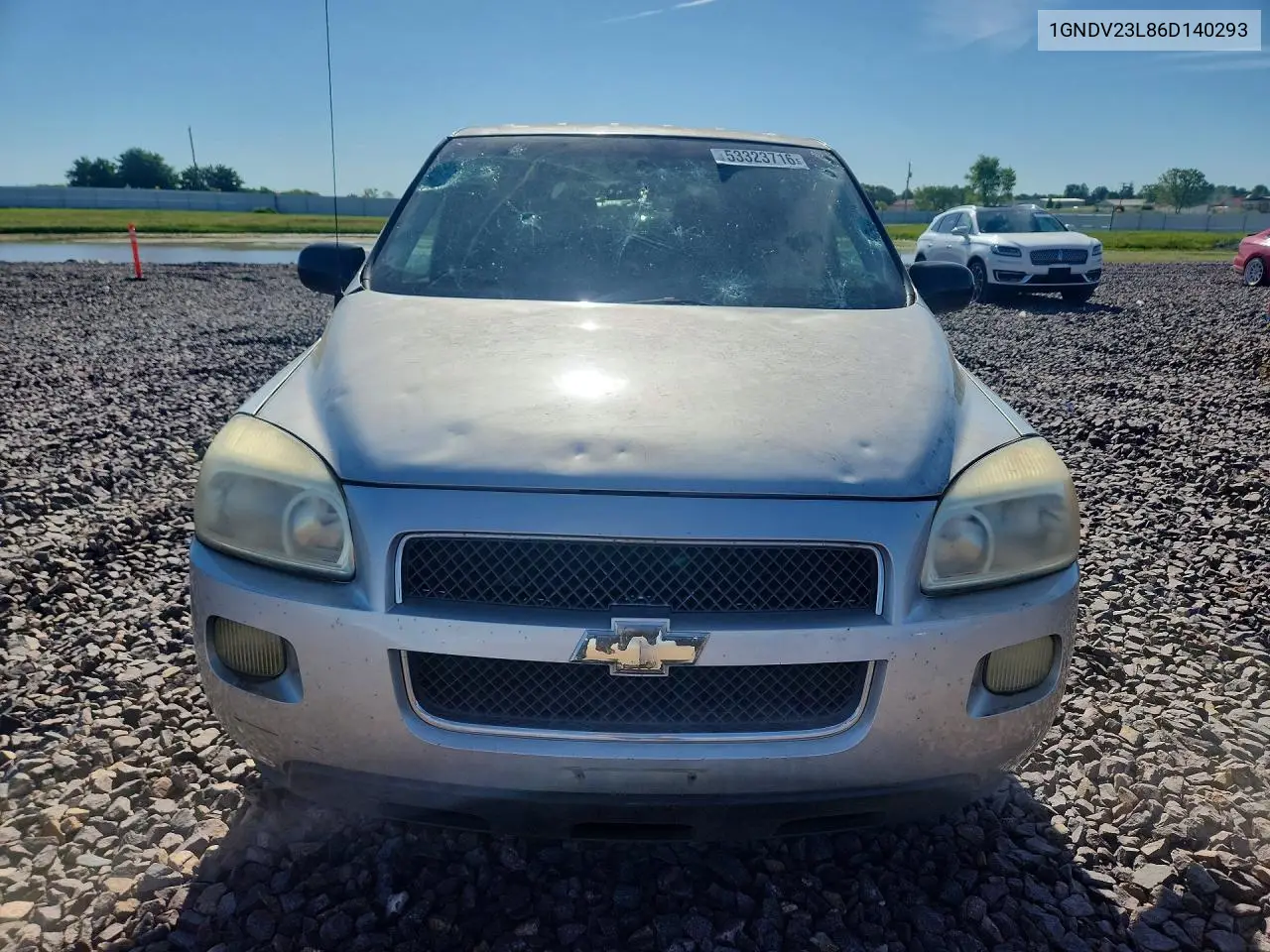 2006 Chevrolet Uplander Ls VIN: 1GNDV23L86D140293 Lot: 53323716