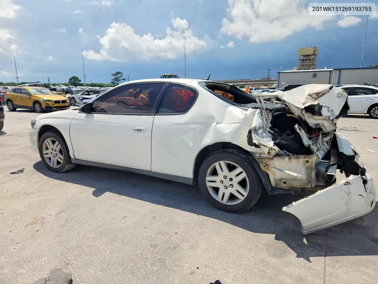 2006 Chevrolet Monte Carlo Lt VIN: 2G1WK151269193755 Lot: 54252536
