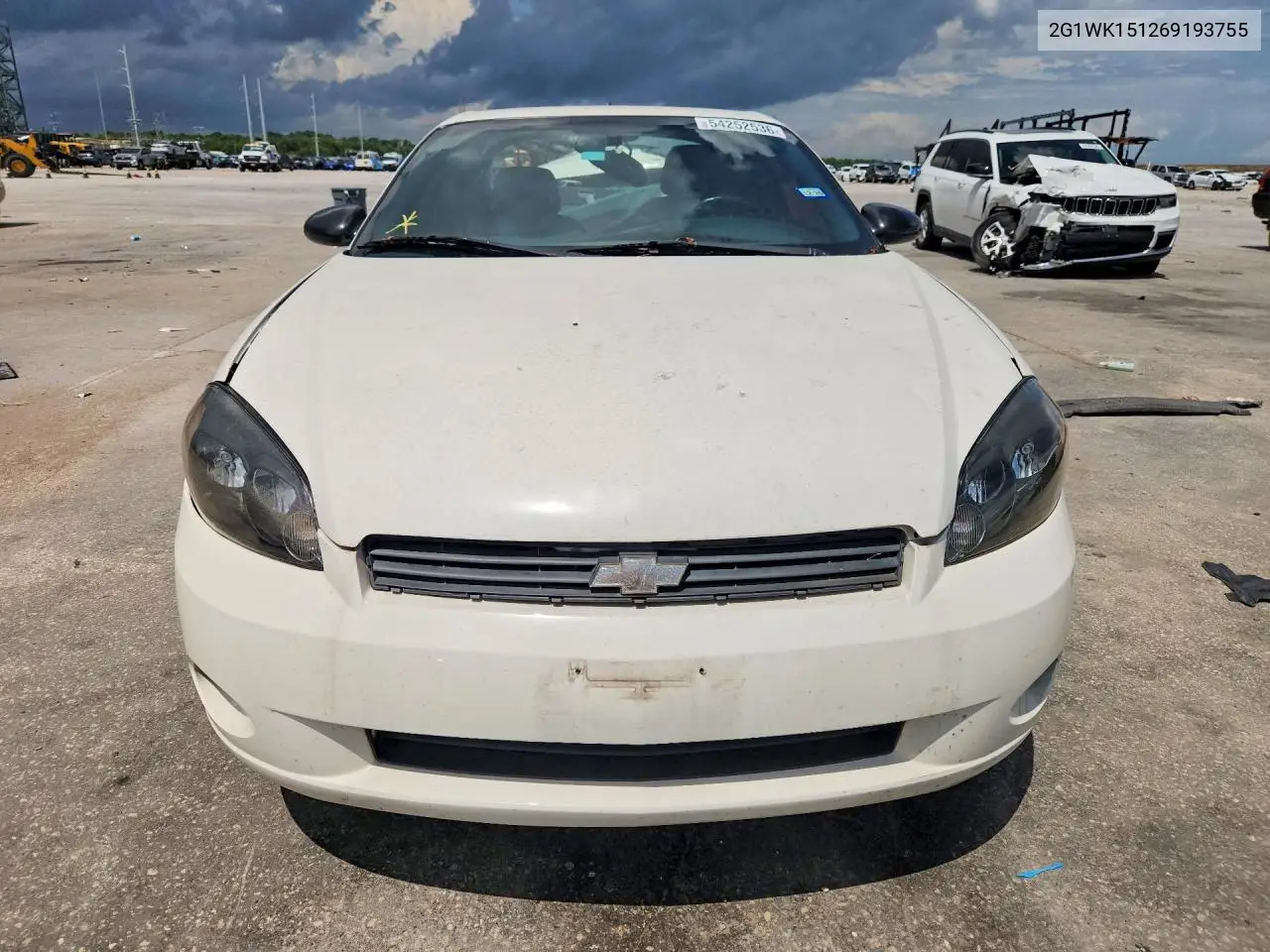 2006 Chevrolet Monte Carlo Lt VIN: 2G1WK151269193755 Lot: 54252536