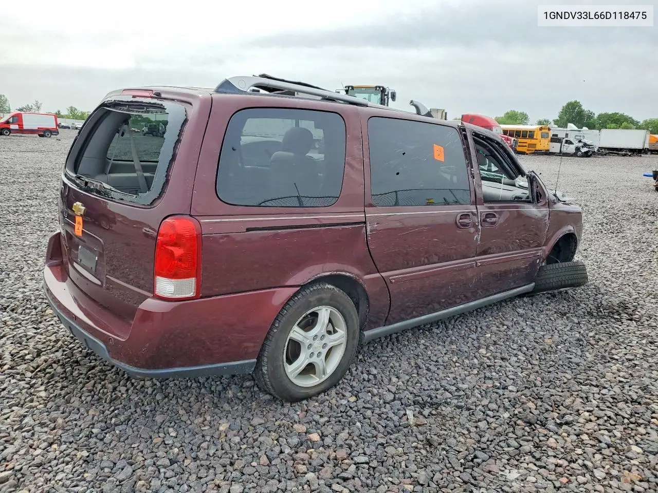 2006 Chevrolet Uplander Lt VIN: 1GNDV33L66D118475 Lot: 54758896