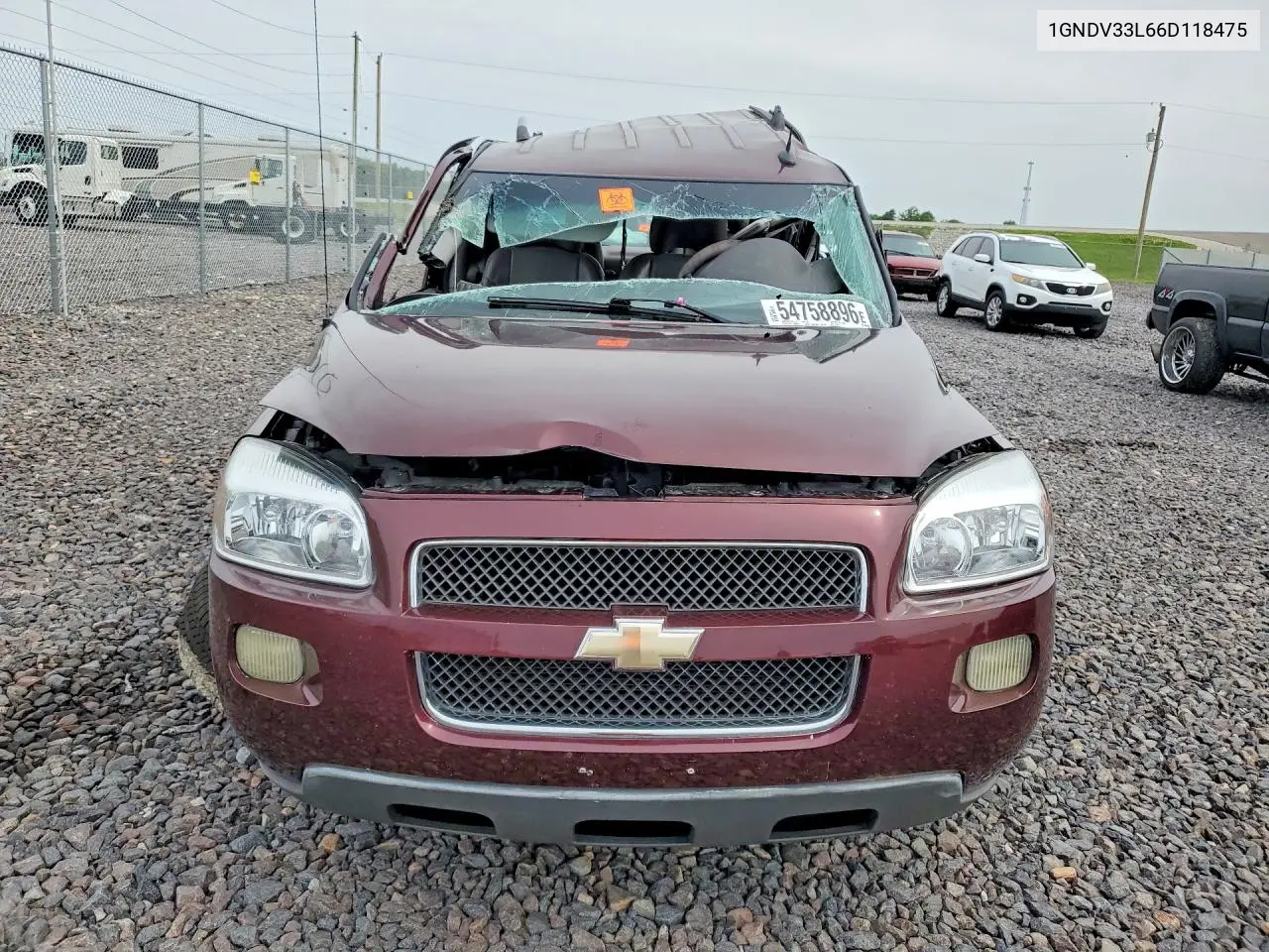 2006 Chevrolet Uplander Lt VIN: 1GNDV33L66D118475 Lot: 54758896