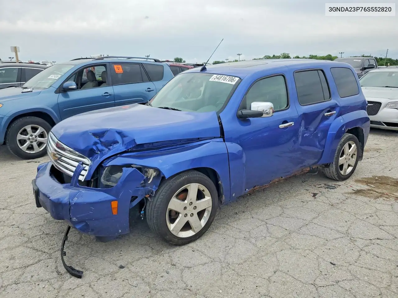 2006 Chevrolet Hhr Lt VIN: 3GNDA23P76S552820 Lot: 54816706